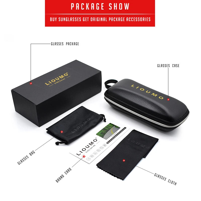 Photochromic Sunglasses UV400 Polarized Night Vision Anti-Glare Driving