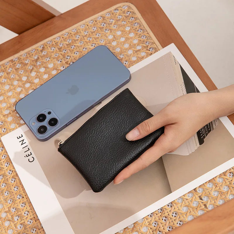 Fashion Women Small Wallet For Ladies Zipper Card Purse Key Storage