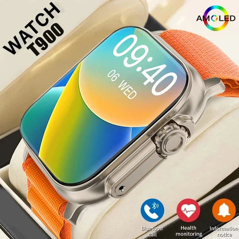LAXASFIT T900 Ultra Smartwatch Bluetooth Android IOS Unissex