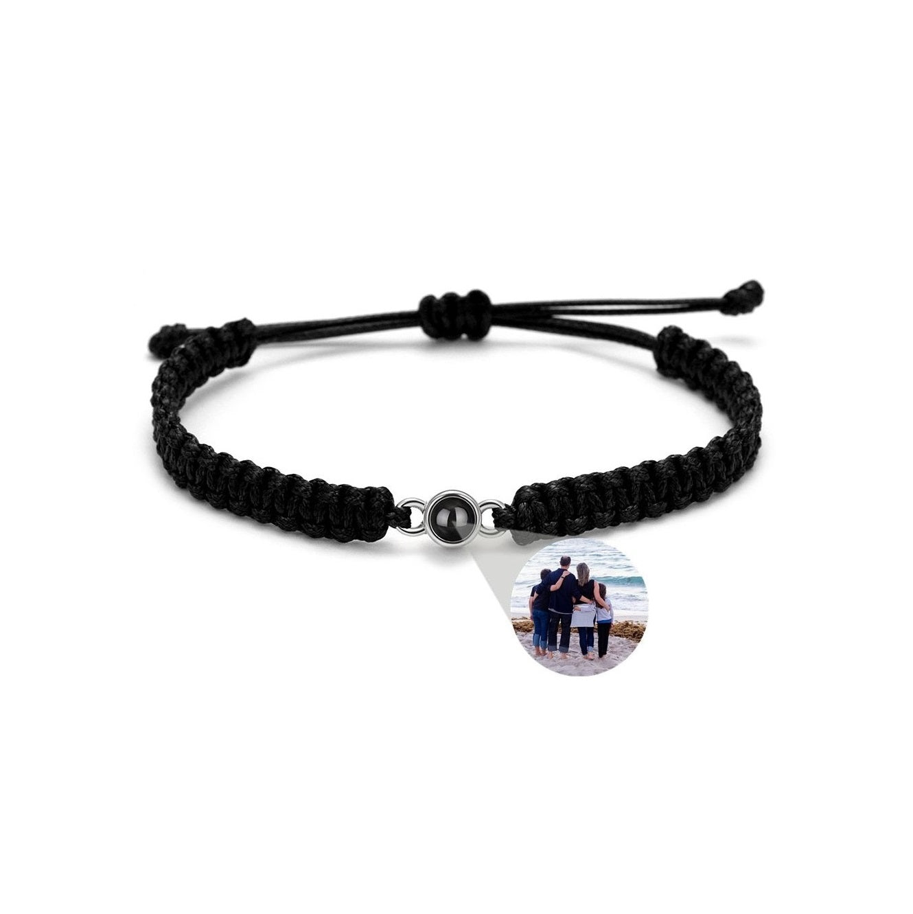 Adjustable Round Bracelet With Custom Photo
