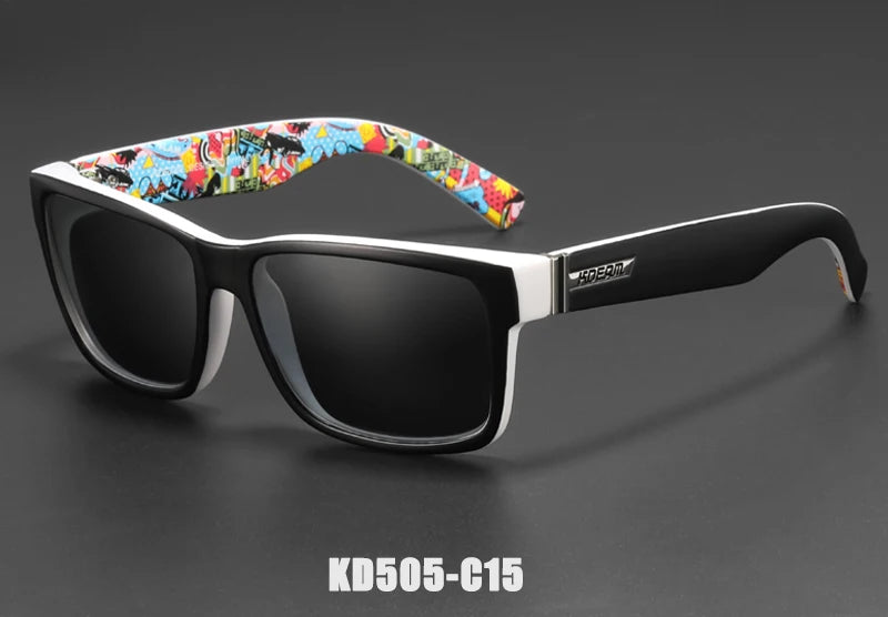 KDEAM Sunglasses Unisex UV400 Polarized Square Lens Photochromic