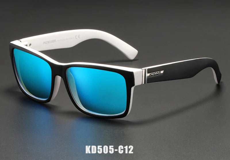 KDEAM Sunglasses Unisex UV400 Polarized Square Lens Photochromic