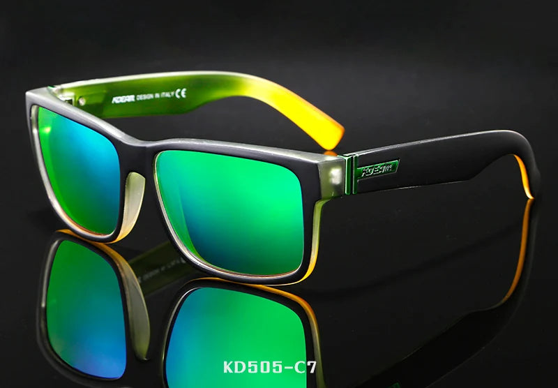 KDEAM Sunglasses Unisex UV400 Polarized Square Lens Photochromic