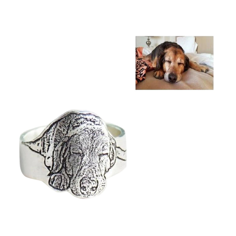 Personalized Body Ring Photo And Name Pet Souvenir