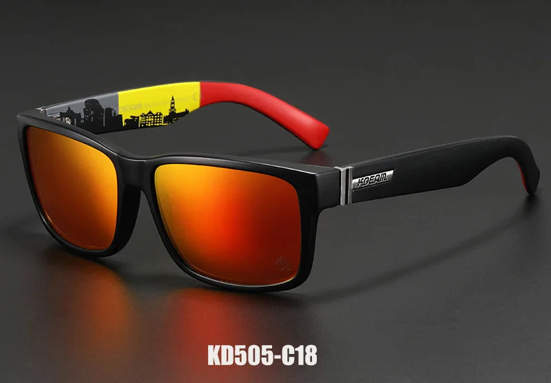 KDEAM Sunglasses Unisex UV400 Polarized Square Lens Photochromic