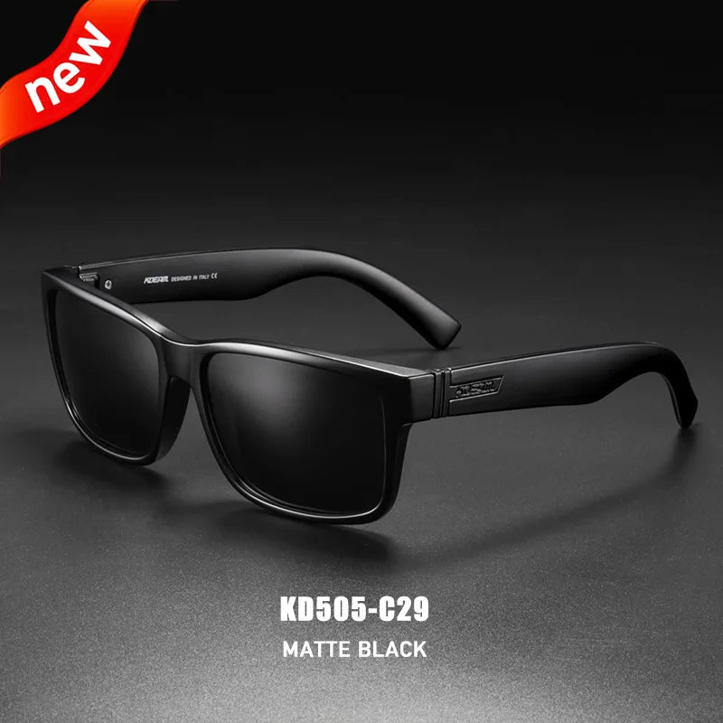 KDEAM Sunglasses Unisex UV400 Polarized Square Lens Photochromic