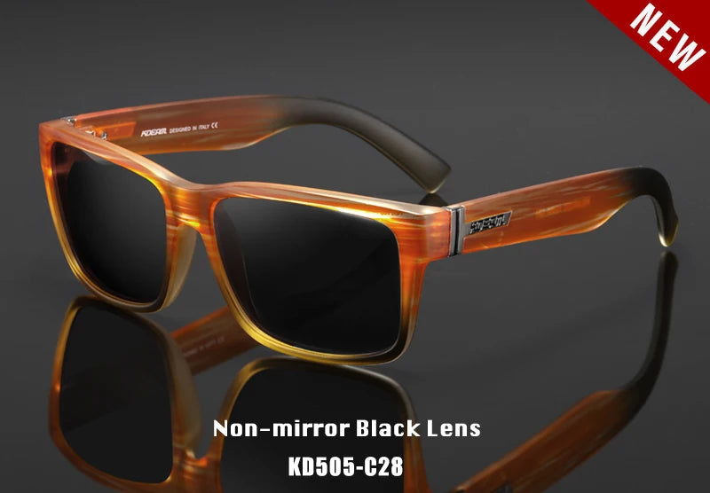 KDEAM Sunglasses Unisex UV400 Polarized Square Lens Photochromic