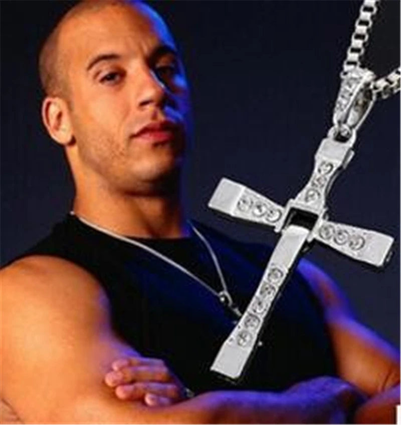 Dominic Toretto Fast and Furious Vin Diesel Men's Cross Necklace