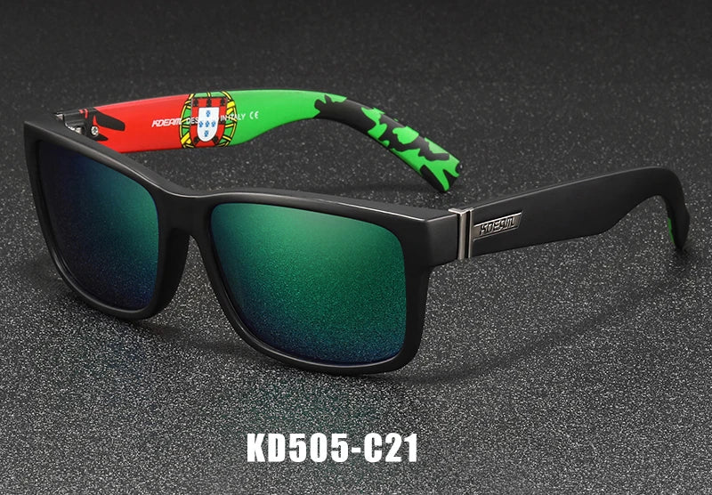 KDEAM Sunglasses Unisex UV400 Polarized Square Lens Photochromic