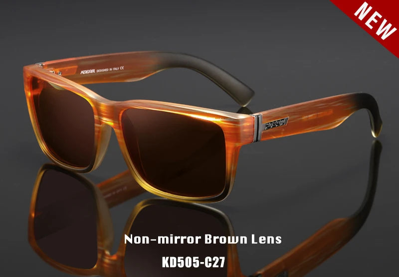 KDEAM Sunglasses Unisex UV400 Polarized Square Lens Photochromic