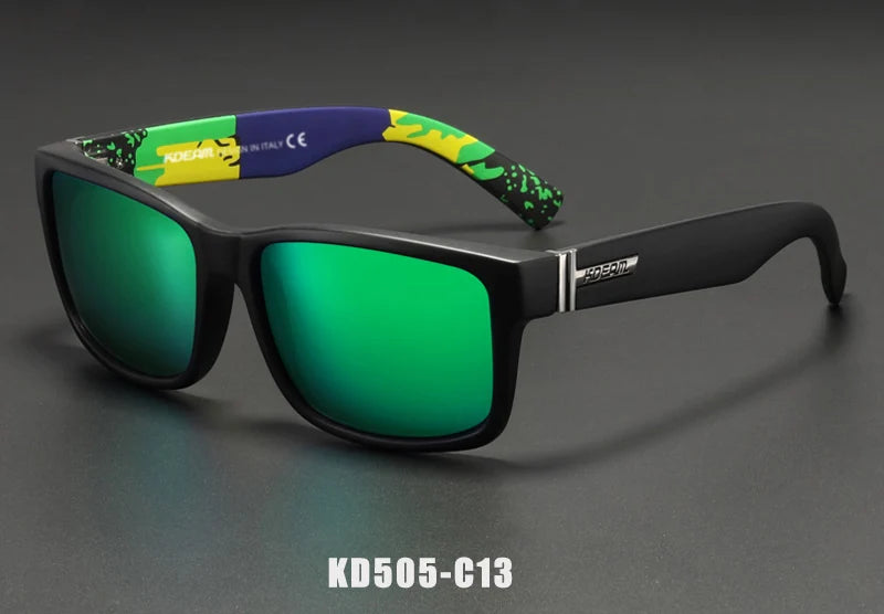 KDEAM Sunglasses Unisex UV400 Polarized Square Lens Photochromic