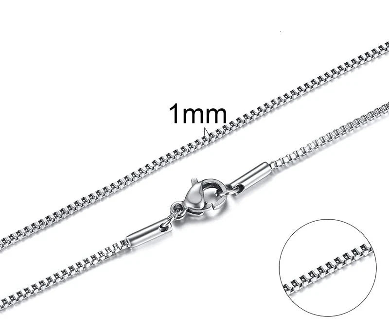 Elegant Class Men's Thin Chain Necklace