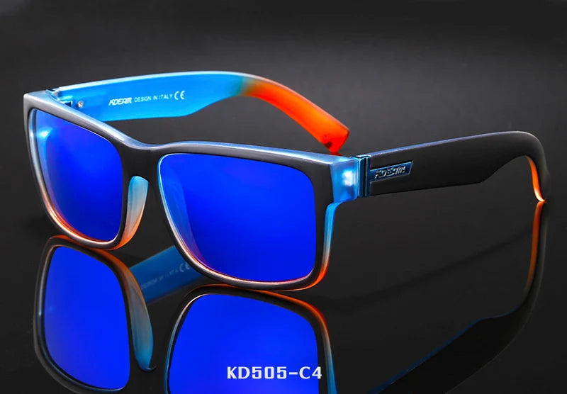 KDEAM Sunglasses Unisex UV400 Polarized Square Lens Photochromic