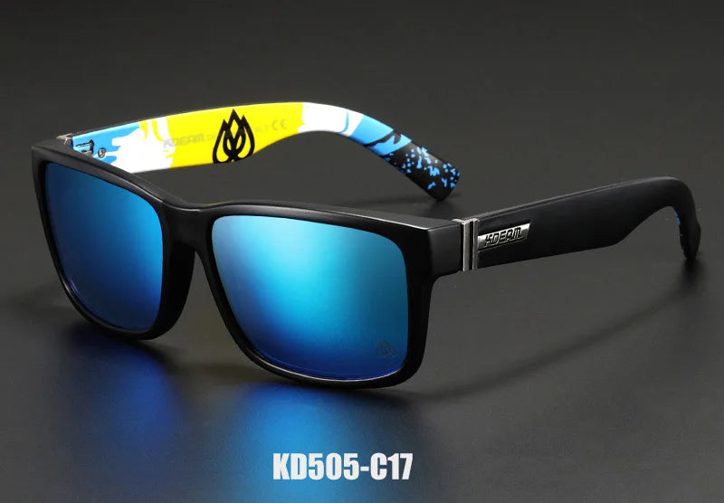 KDEAM Sunglasses Unisex UV400 Polarized Square Lens Photochromic