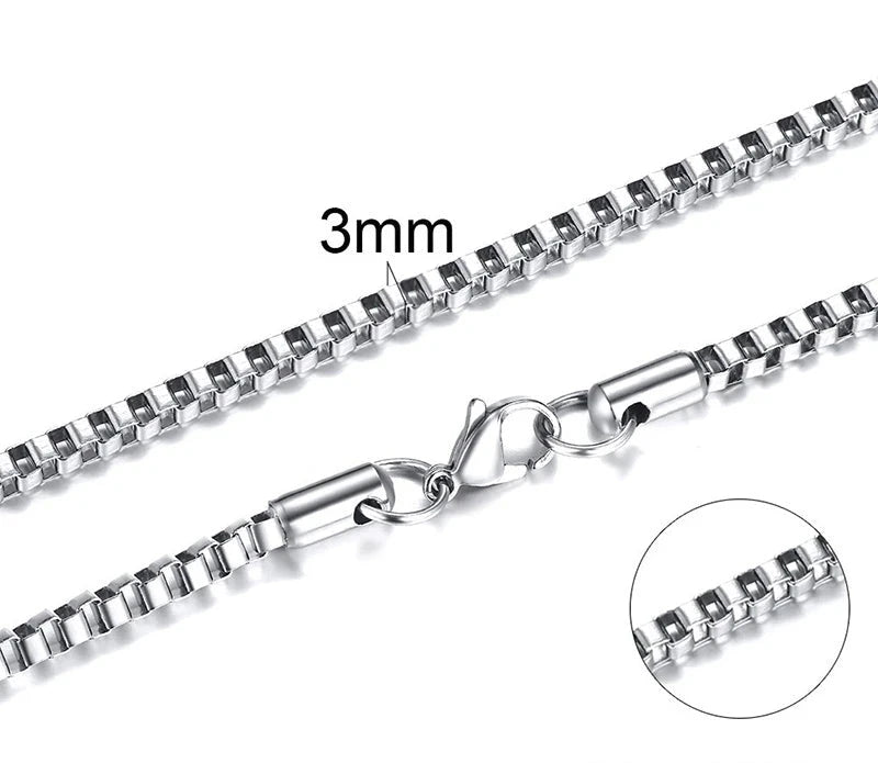 Elegant Class Men's Thin Chain Necklace