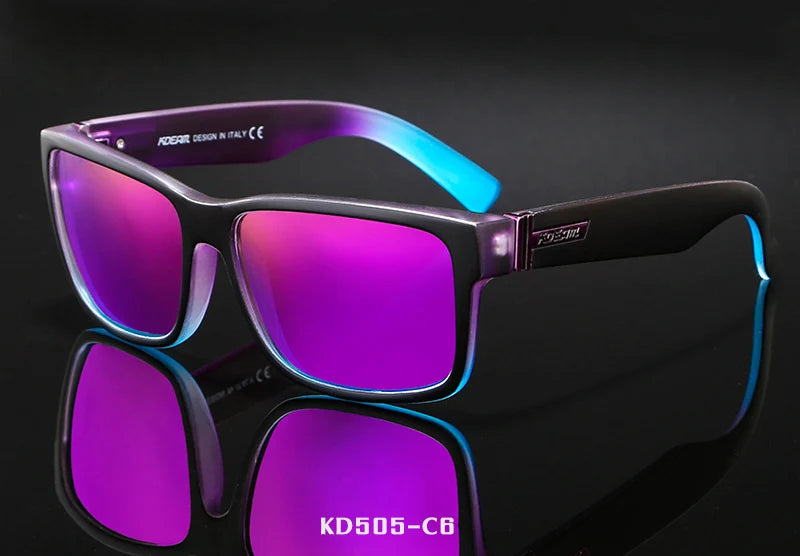 KDEAM Sunglasses Unisex UV400 Polarized Square Lens Photochromic