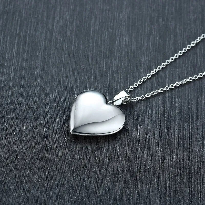 Heart Locket Keepsake Necklace