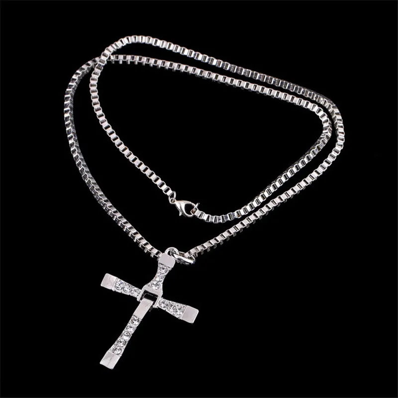 Dominic Toretto Fast and Furious Vin Diesel Men's Cross Necklace