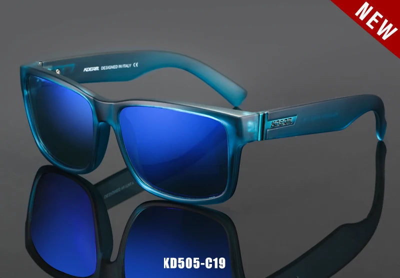 KDEAM Sunglasses Unisex UV400 Polarized Square Lens Photochromic