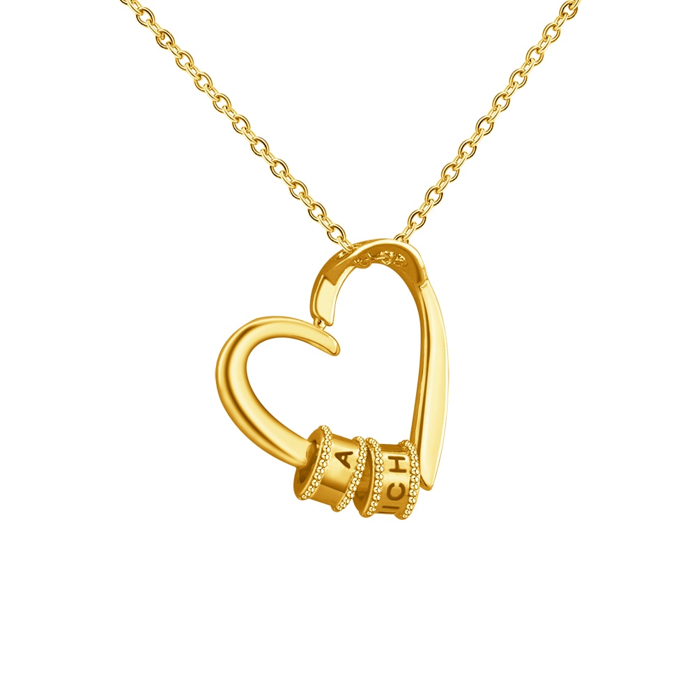 Colar Nome de Quem Você Ama Personalizado Coração Argola Feminino - HAS SHOP