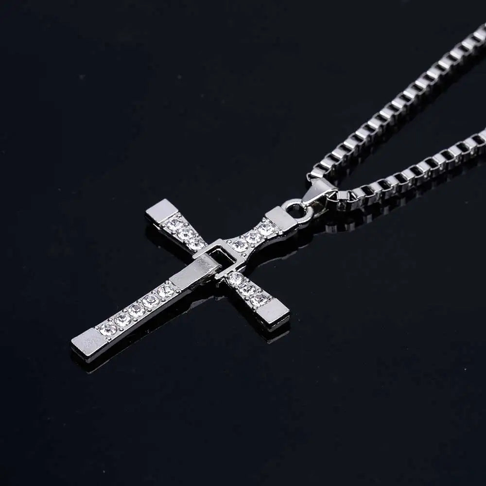 Dominic Toretto Fast and Furious Vin Diesel Men's Cross Necklace