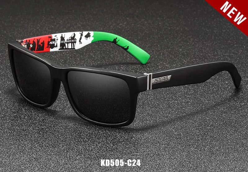 KDEAM Sunglasses Unisex UV400 Polarized Square Lens Photochromic