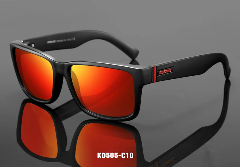 KDEAM Sunglasses Unisex UV400 Polarized Square Lens Photochromic