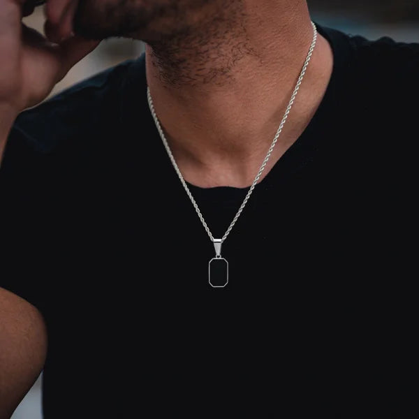 Men's Elegant Geometric Modern Cuban Street Necklace