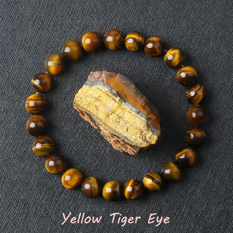 Nature Stone Ball Style Bracelet for Men