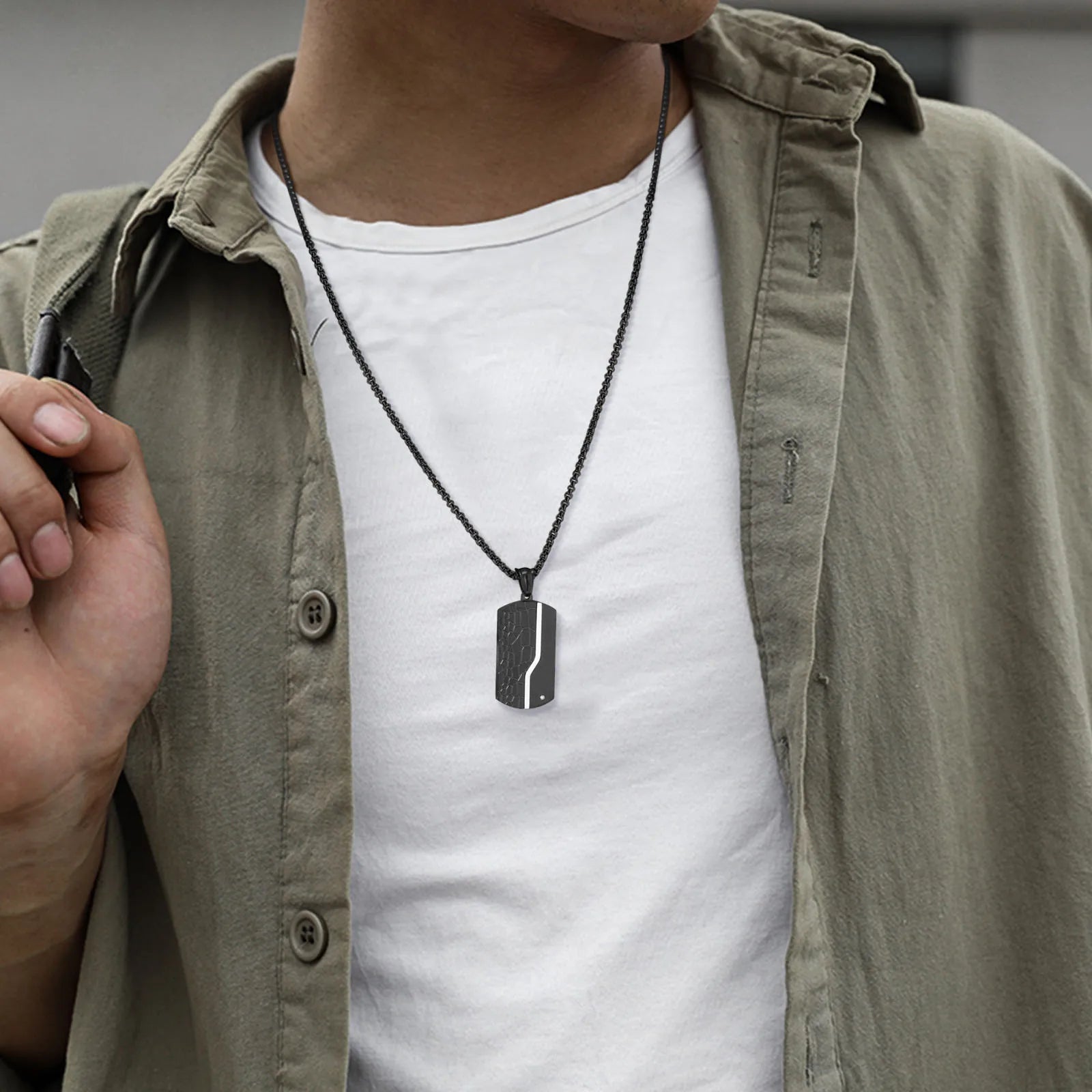 Men's Elegant Geometric Modern Necklace