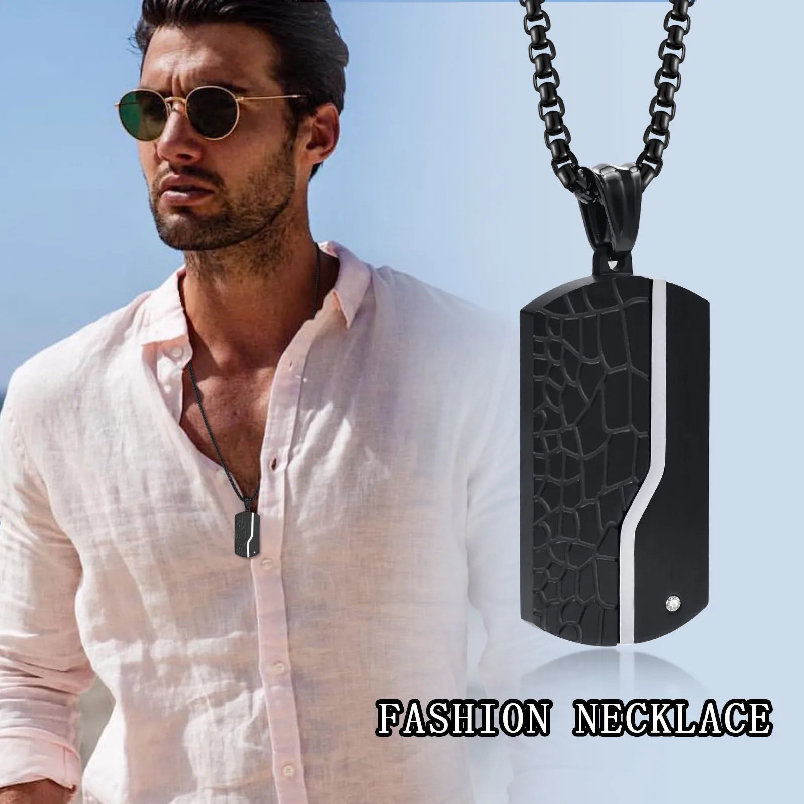 Men's Elegant Geometric Modern Necklace
