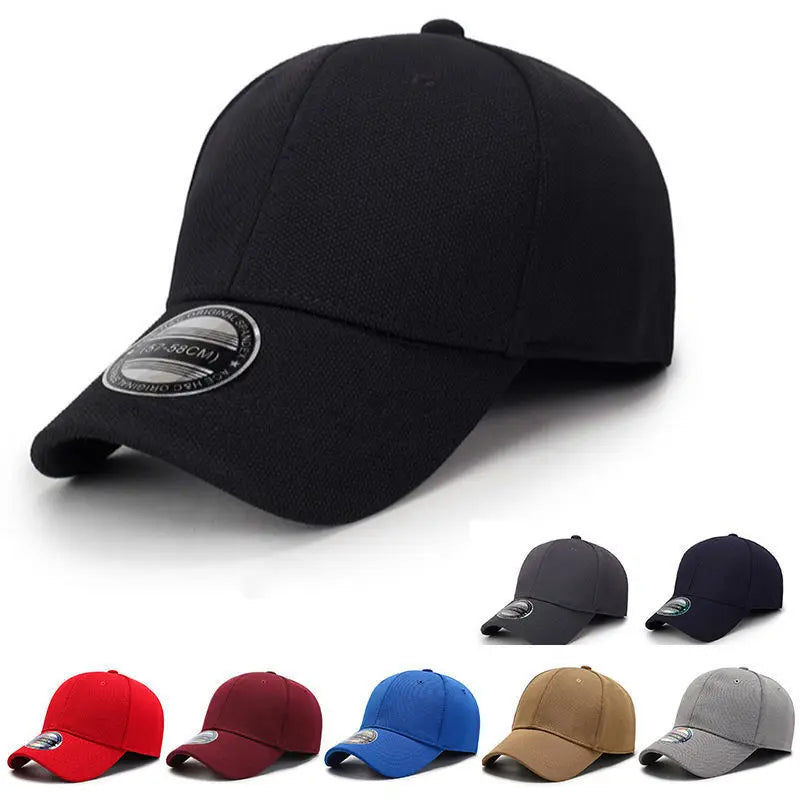 Fitted Baseball Cap Hat Sports Unisex
