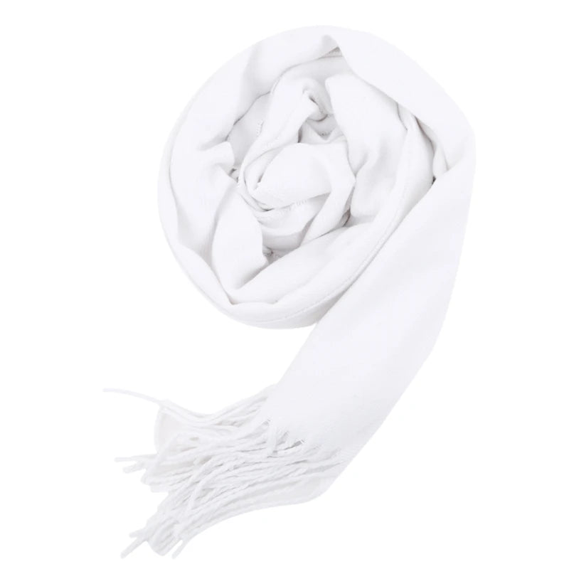 Wool Winter Warm Cashmere Shawl Scarf Unisex