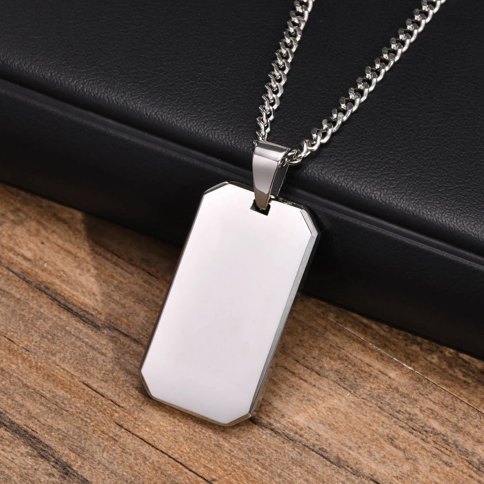Men's Elegant Geometric Modern Cuban Necklace