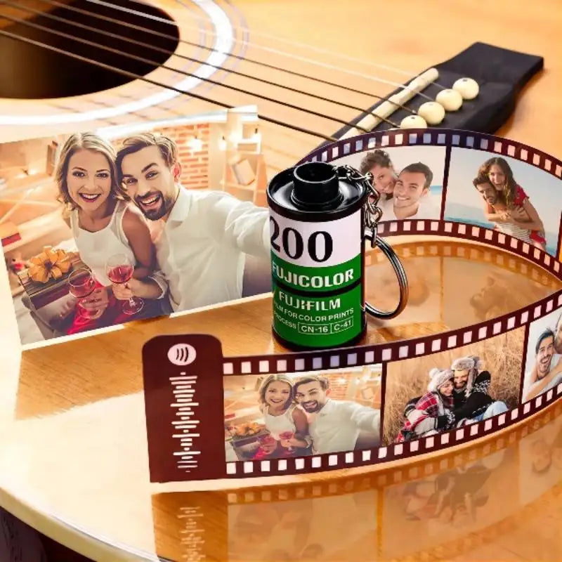 Keychain Photos Reveal Movie With Personalized Spotify Code
