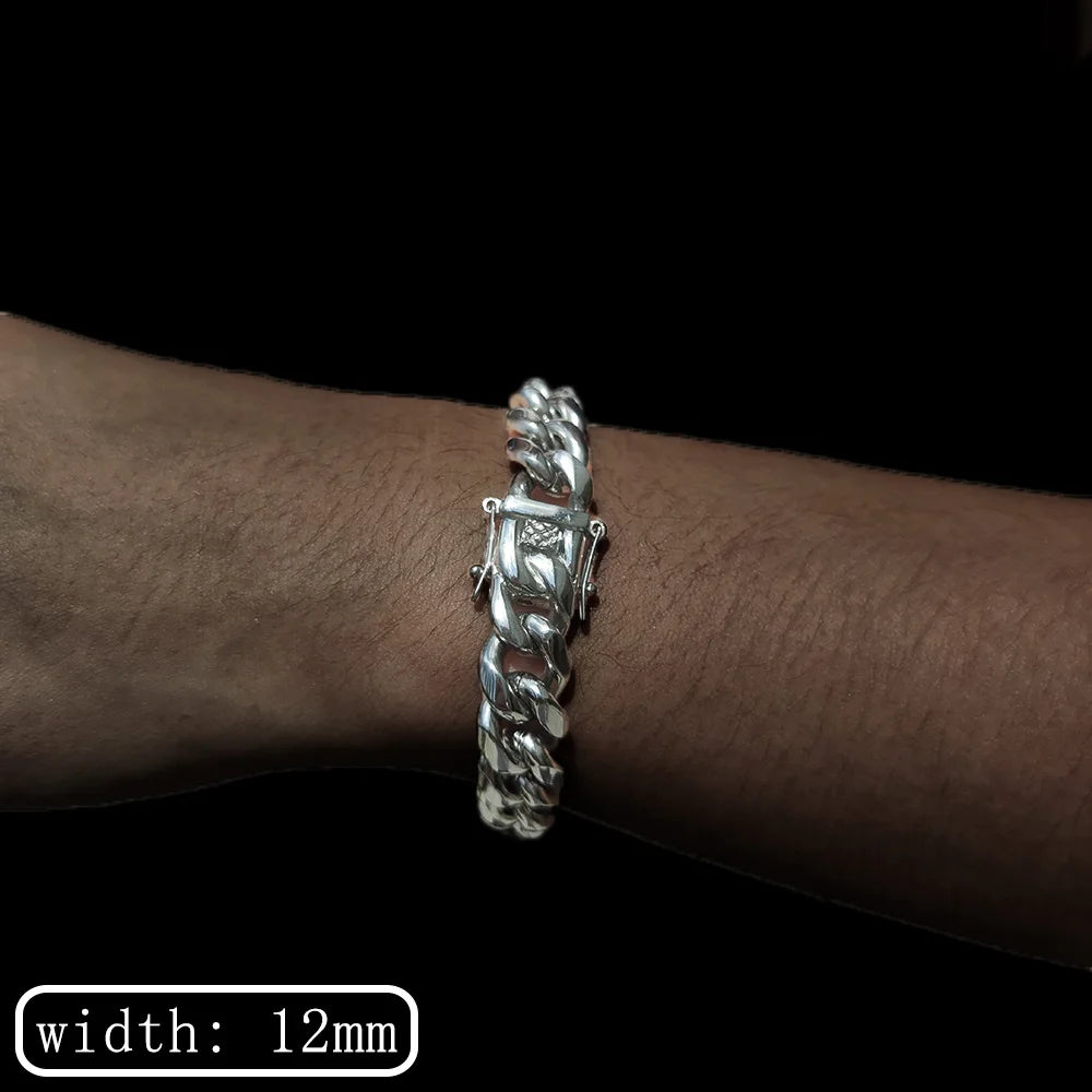 Miami Gold Curb Cuban Bracelet