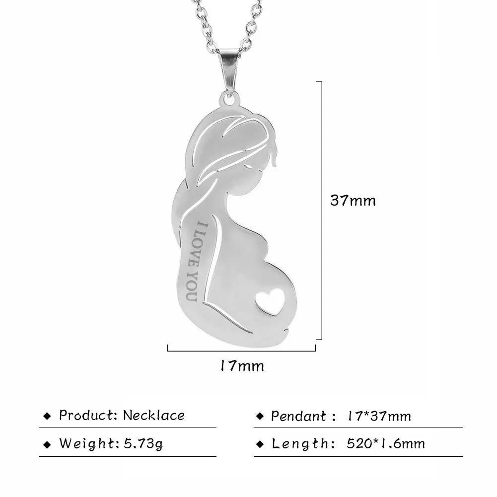 Personalized Mother And Son Name Necklace For Women
