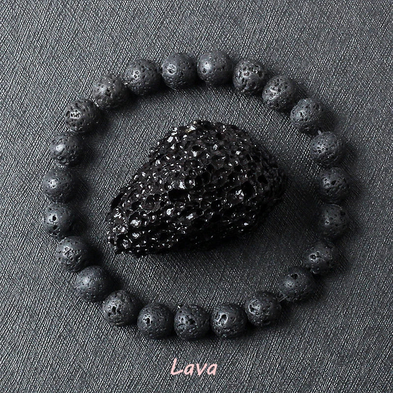 Nature Stone Ball Style Bracelet for Men