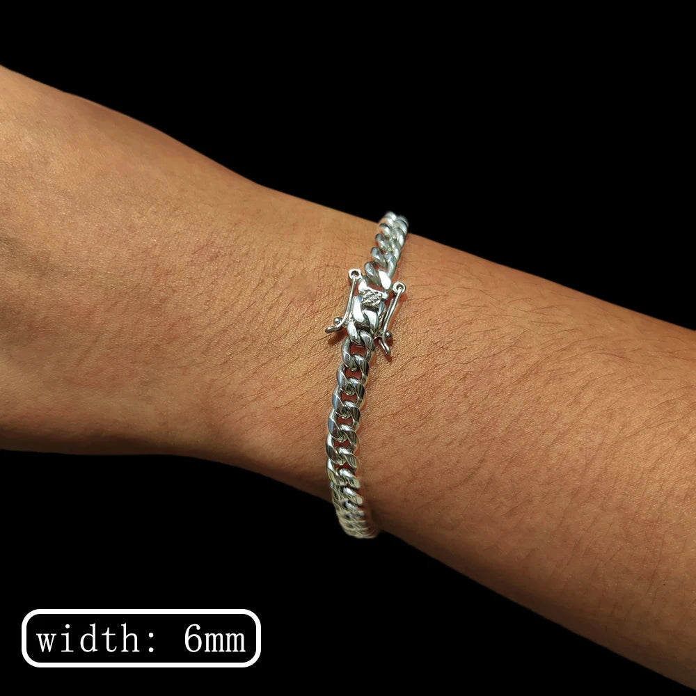 Miami Gold Curb Cuban Bracelet