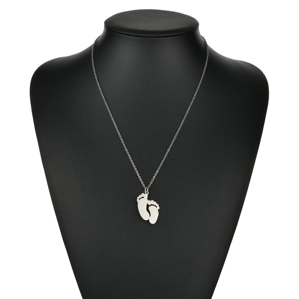 Personalized Name Necklace Women's Foot