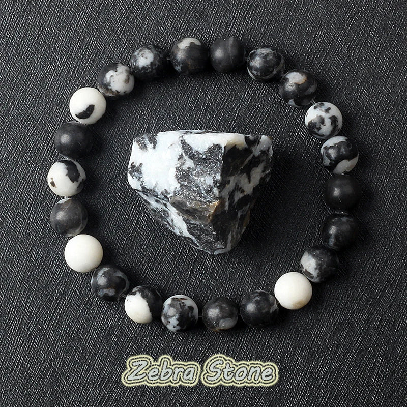 Nature Stone Ball Style Bracelet for Men