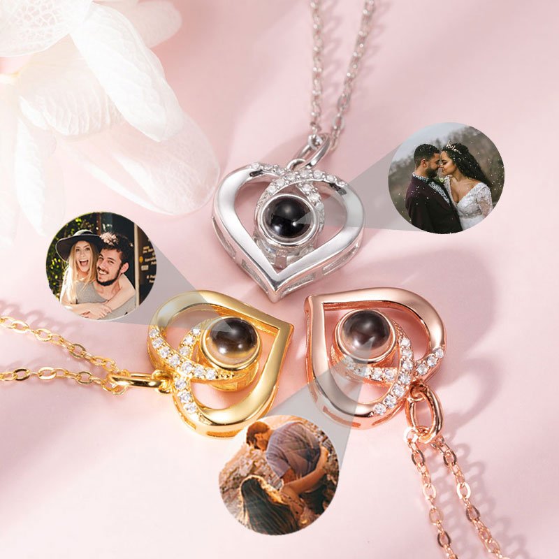 Colar Foto De Quem Você Ama Personalizado Coração Infinito - HAS SHOP