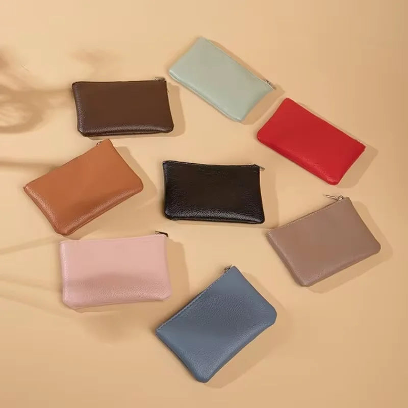 Fashion Women Small Wallet For Ladies Zipper Card Purse Key Storage
