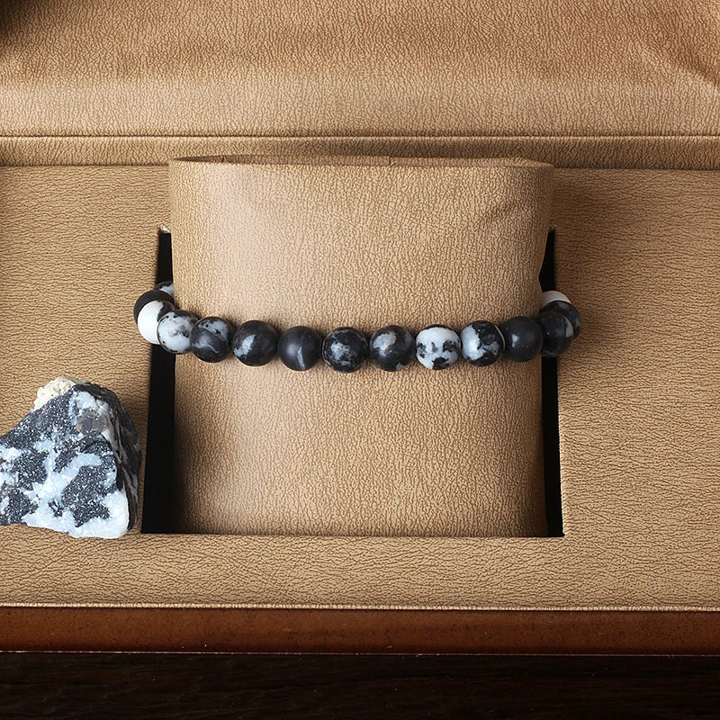 Nature Stone Ball Style Bracelet for Men