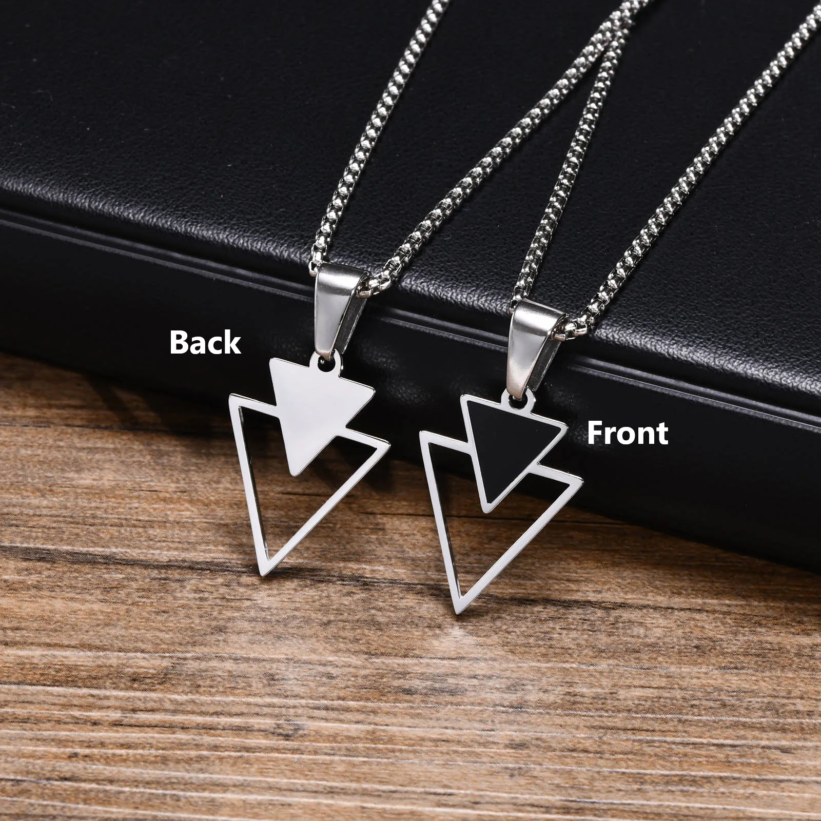 Men's Modern 3D Triangle Elegant Necklace
