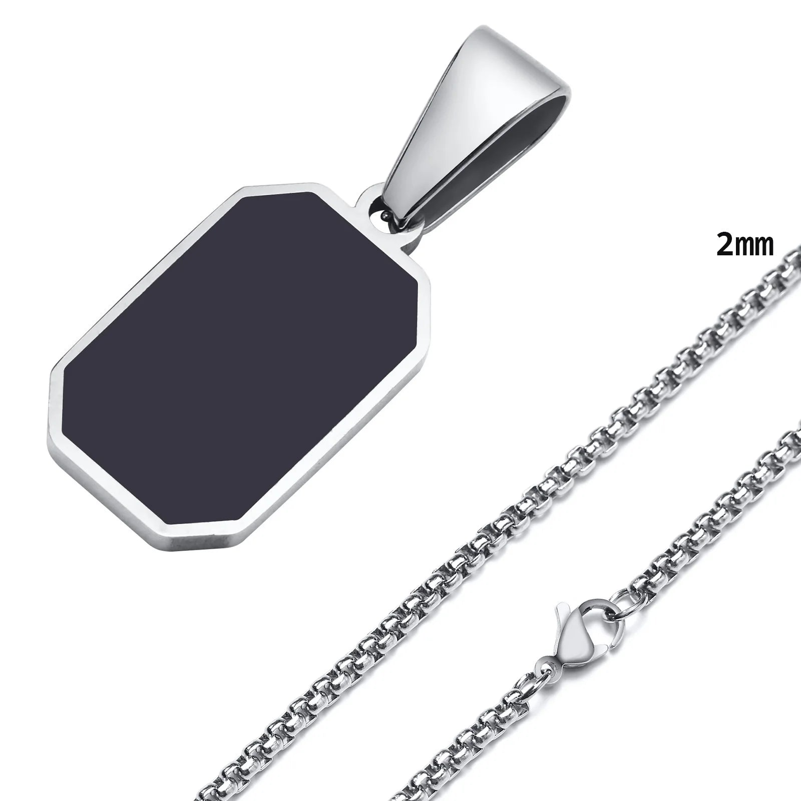 Men's Elegant Geometric Modern Cuban Street Necklace