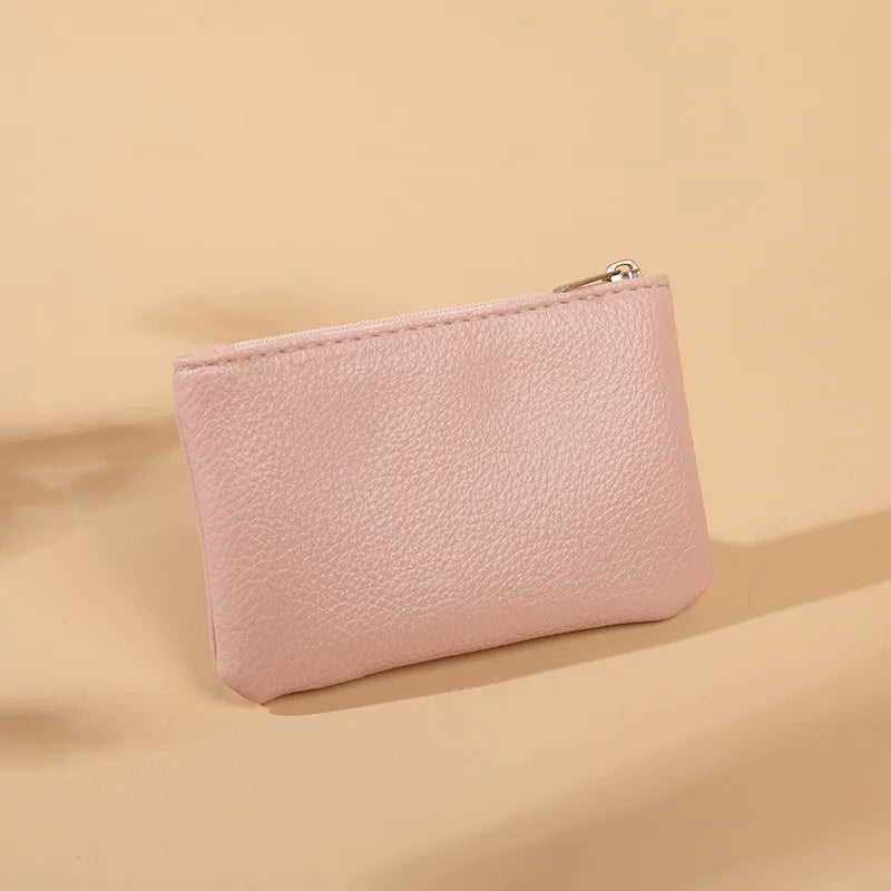 Fashion Women Small Wallet For Ladies Zipper Card Purse Key Storage