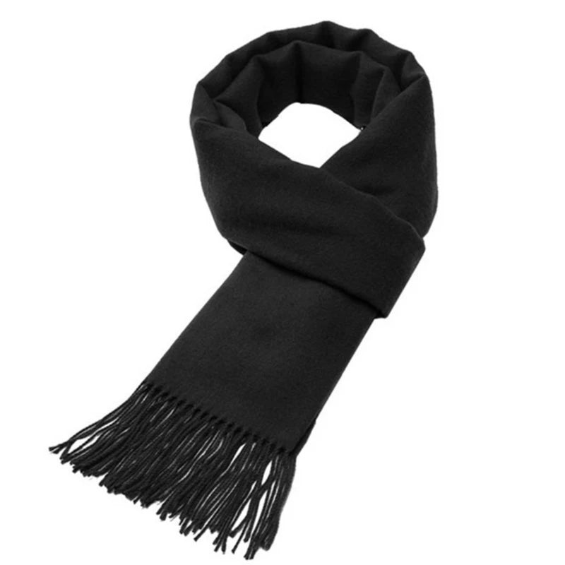Wool Winter Warm Cashmere Shawl Scarf Unisex