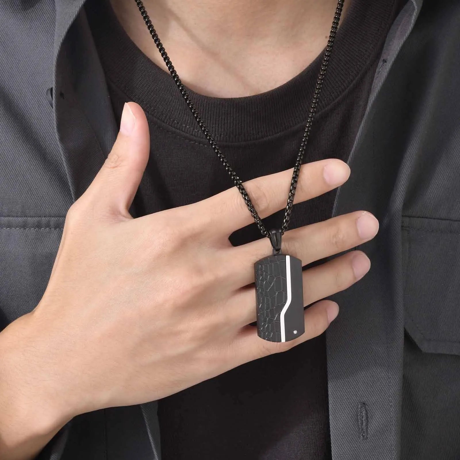 Men's Elegant Geometric Modern Necklace