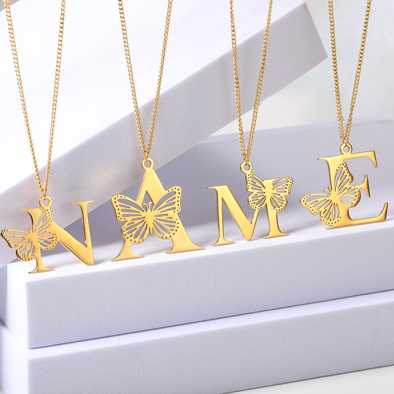 Colar Inicial Do Nome Personalizado Feminino - HAS SHOP